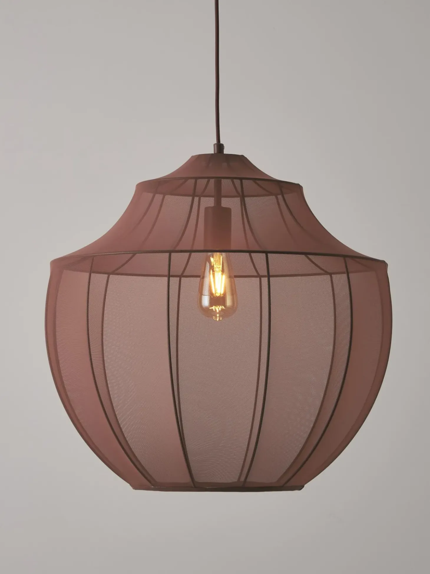 Lampada A Sospensione In Tessuto Intrecciato Beau