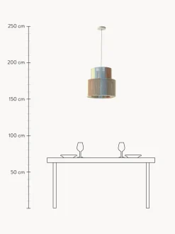 Lampada A Sospensione In Fili Di Lino Lace