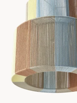 Lampada A Sospensione In Fili Di Lino Lace