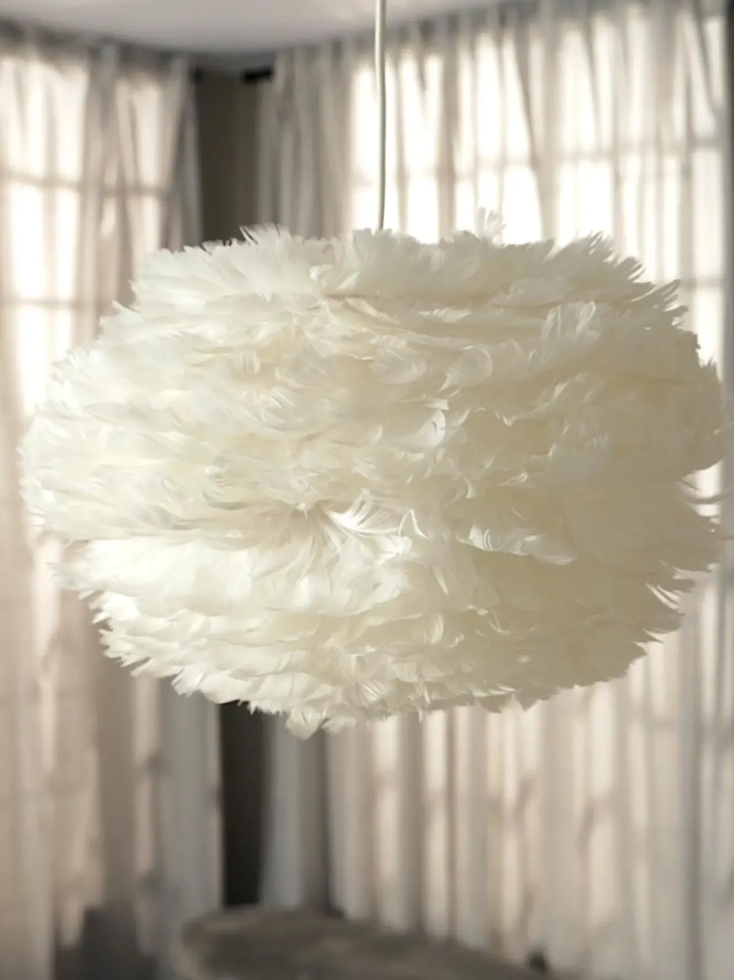 Lampada A Sospensione In Piume Eos