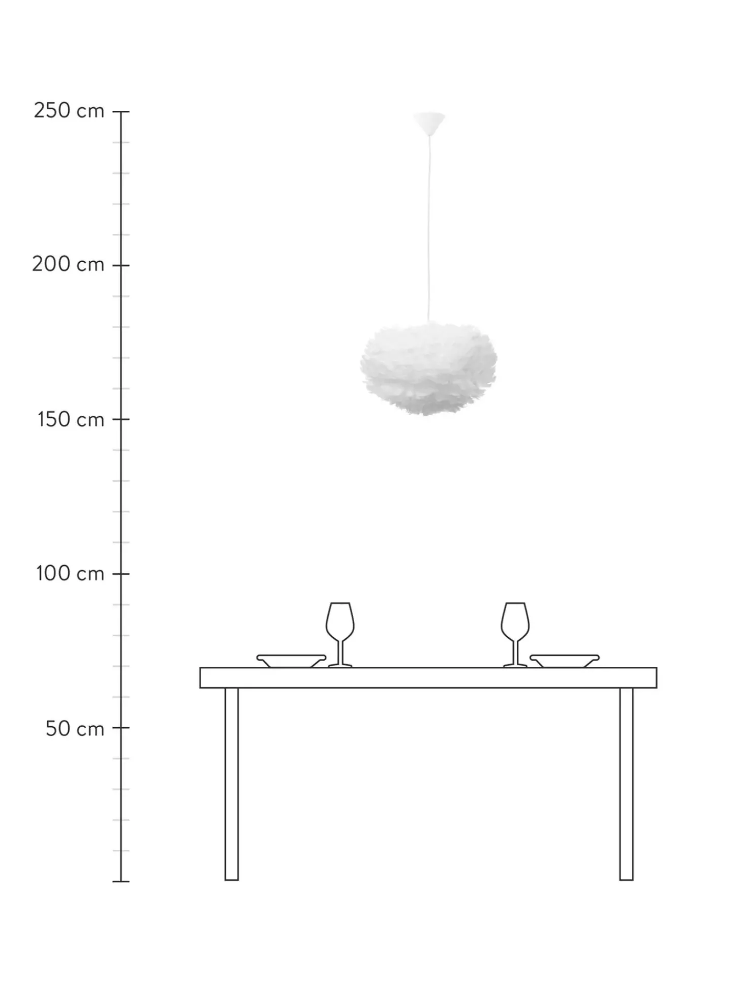 Lampada A Sospensione In Piume Eos