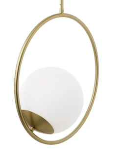 Lampada A Sospensione In Vetro Opalino Chloe