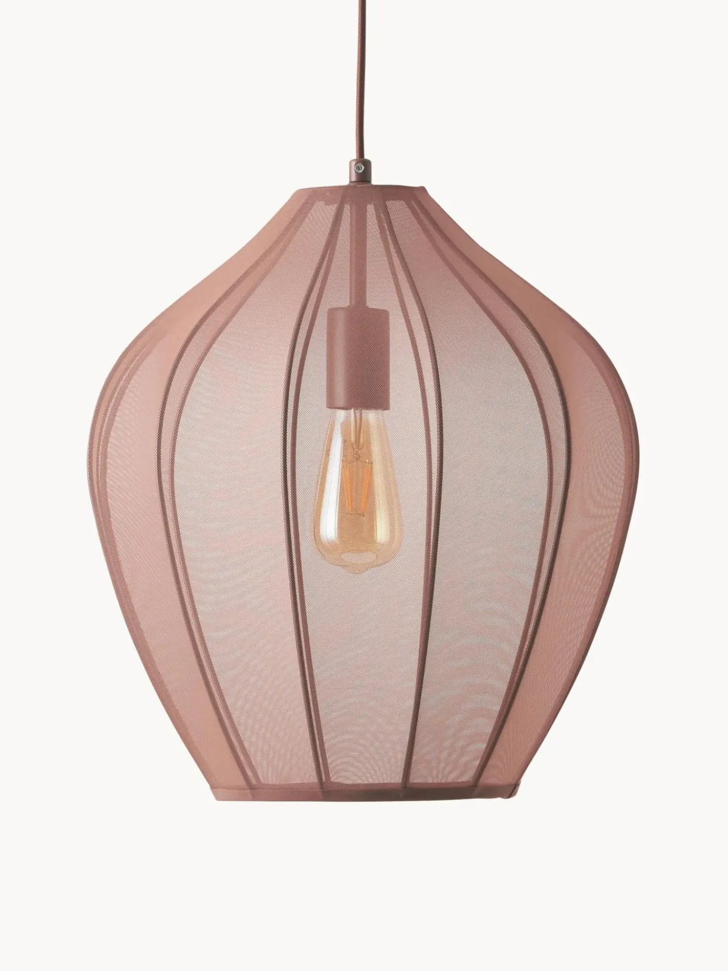 Lampada A Sospensione In Tessuto Intrecciato Beau