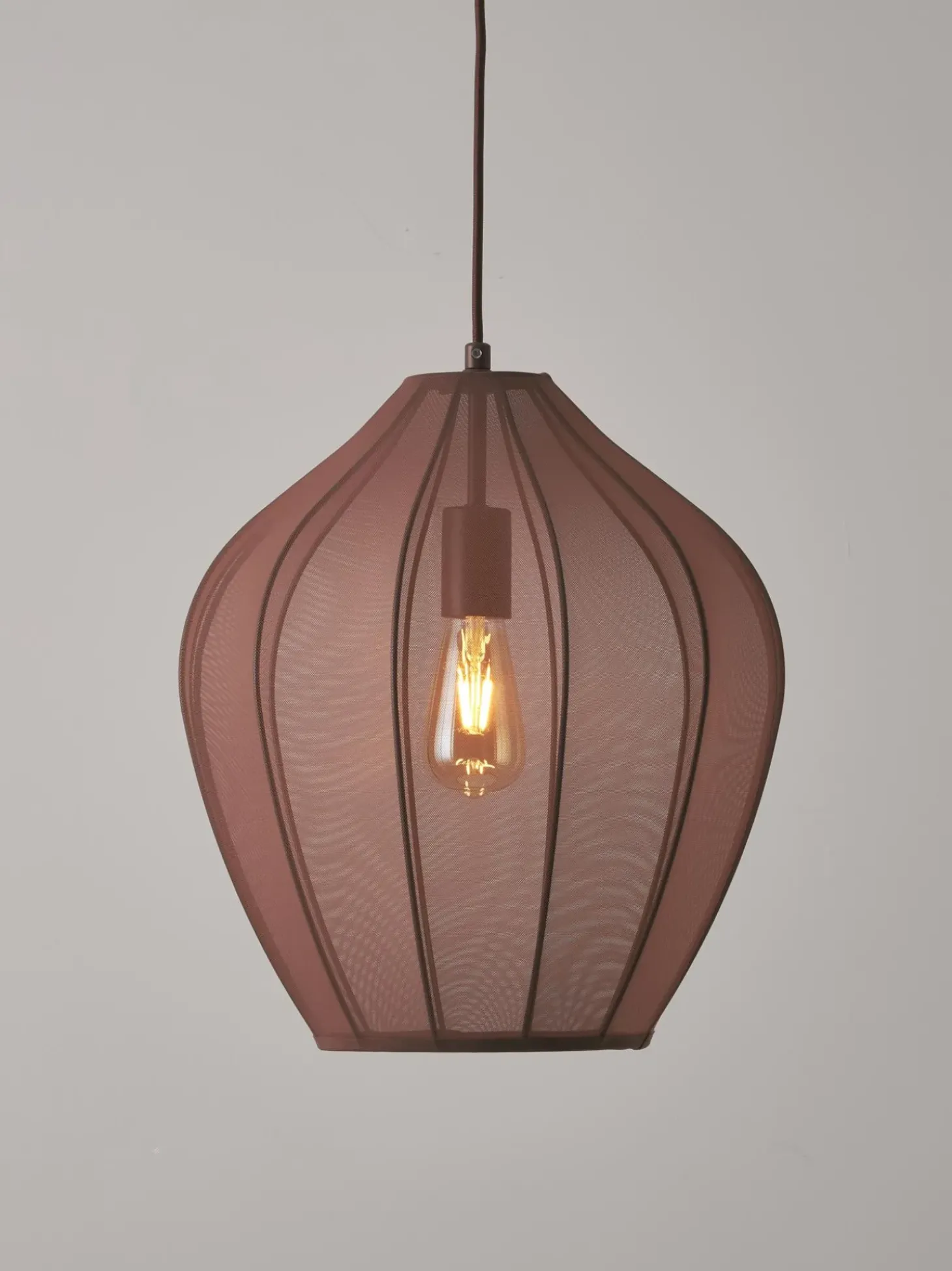 Lampada A Sospensione In Tessuto Intrecciato Beau