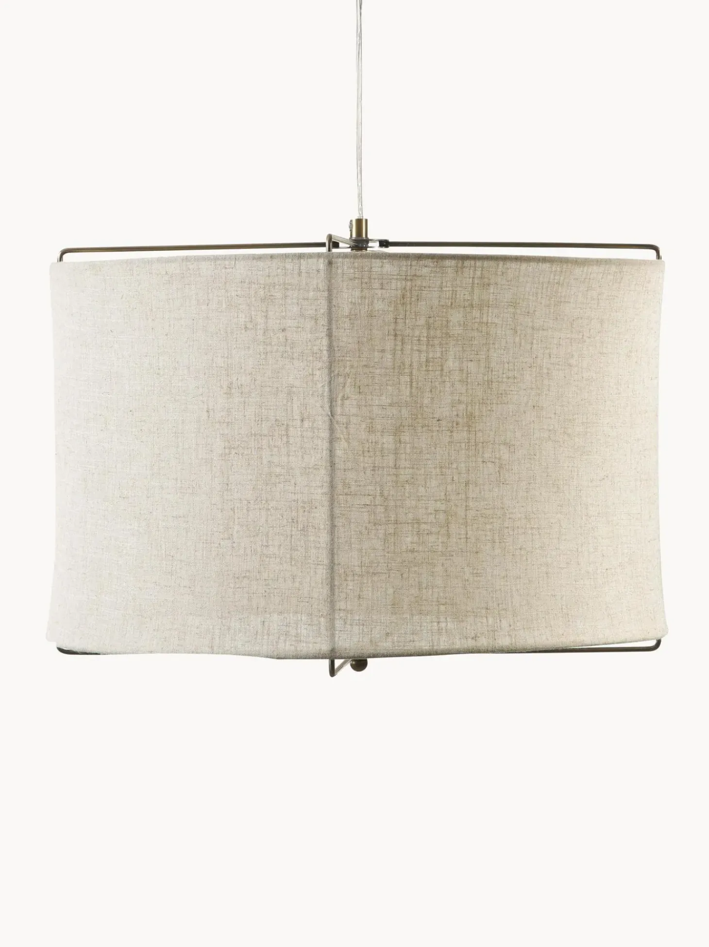 Lampada A Sospensione In Lino Clouds