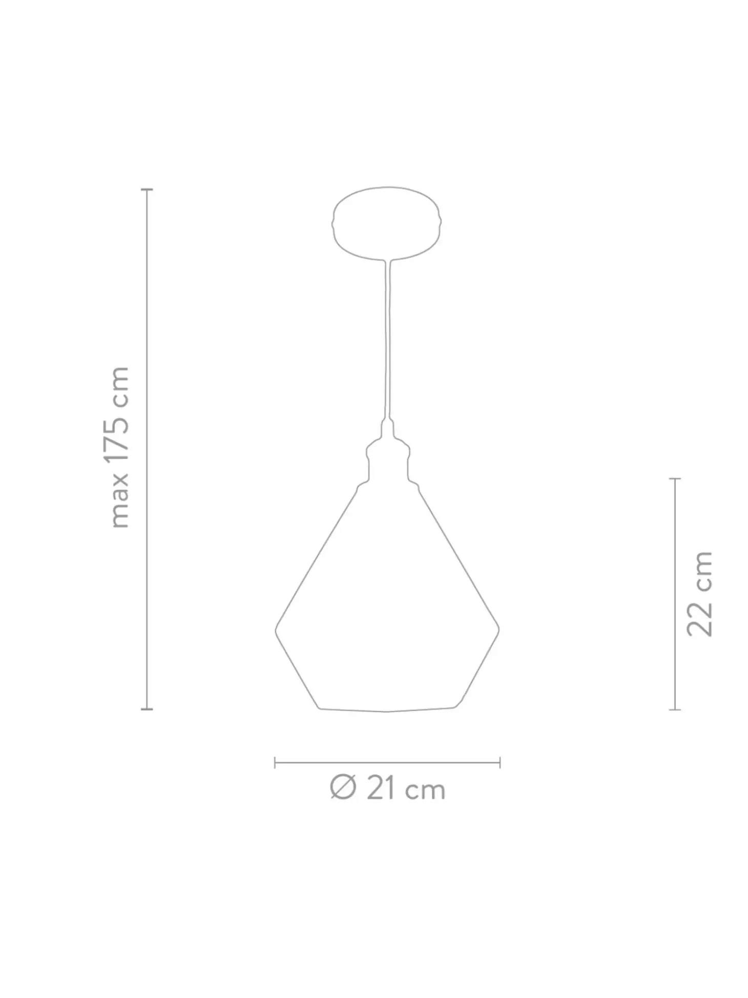 Lampada A Sospensione Piccola Agnes