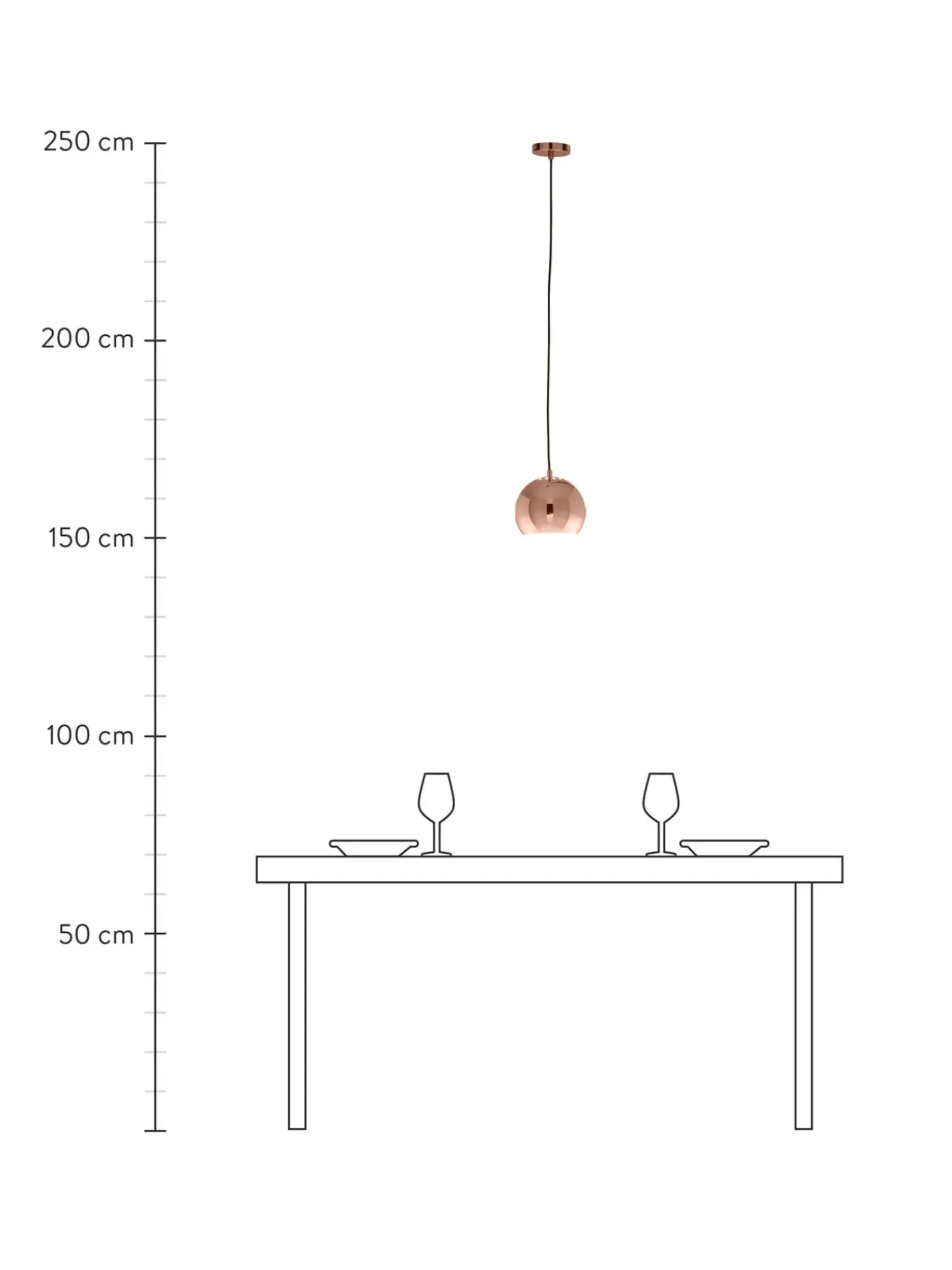 Lampada A Sospensione Piccola A Sfera Ball