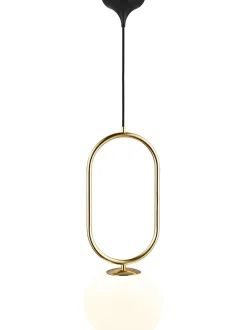 Lampada A Sospensione Piccola Con Sfera Di Vetro Shapes