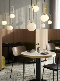 Lampada A Sospensione Piccola Con Sfera Di Vetro Shapes