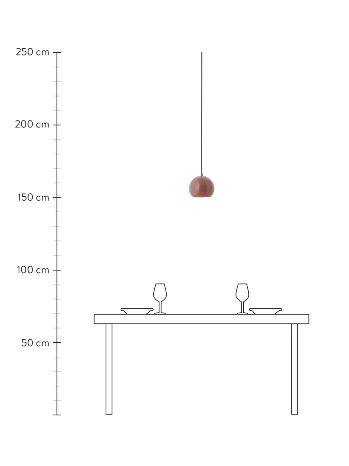 Lampada A Sospensione Piccola A Sfera Ball