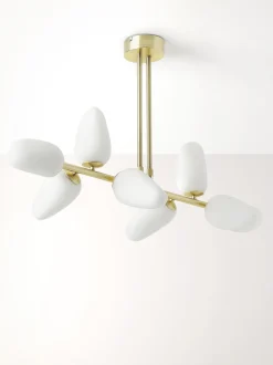 Lampada Da Soffitto In Vetro Opale Lilja