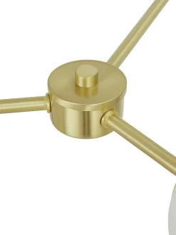 Lampada Grande A Sospensione In Vetro Opale Aurelia