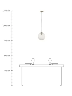 Lampada Piccola A Sospensione In Vetro Lorna