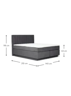 Letto Boxspring Con Contenitore Livia
