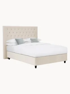 Letto Boxspring In Velluto Premium Pheobe