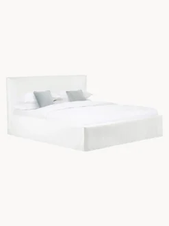 Letto Imbottito Con Contenitore Feather