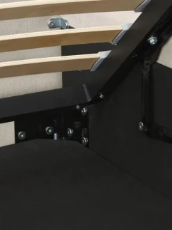 Letto Imbottito Con Contenitore Cloud