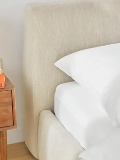 Letto Imbottito Con Contenitore Cloud