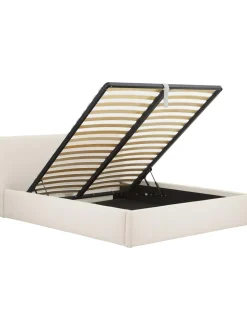 Letto Imbottito Con Contenitore Cloud