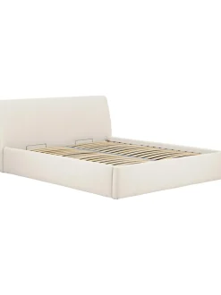 Letto Imbottito Con Contenitore Cloud