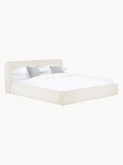 Letto Imbottito Con Contenitore Cloud