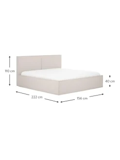 Letto Imbottito Con Contenitore Dream