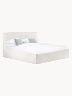 Letto Imbottito Con Contenitore Feather