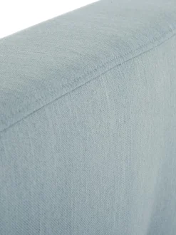 Letto Imbottito Con Piedini In Legno Moon