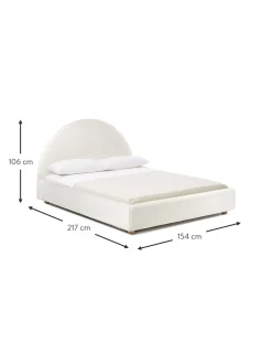 Letto Imbottito In Boucle Ebba