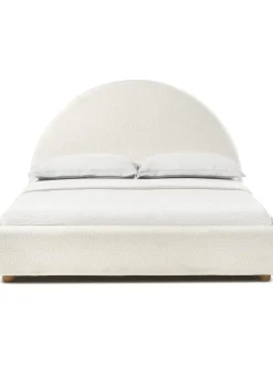 Letto Imbottito In Boucle Ebba