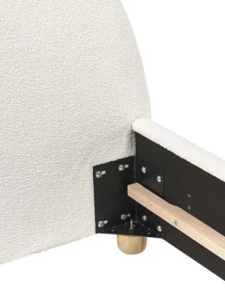 Letto Imbottito In Boucle Ebba