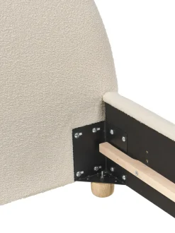 Letto Imbottito In Boucle Ebba