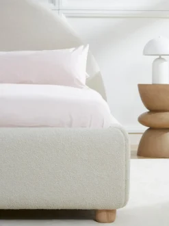 Letto Imbottito In Boucle Ebba