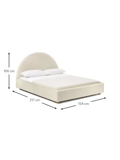 Letto Imbottito In Boucle Ebba