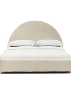 Letto Imbottito In Boucle Ebba