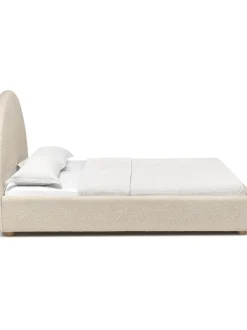 Letto Imbottito In Boucle Ebba