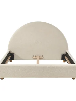 Letto Imbottito In Boucle Ebba