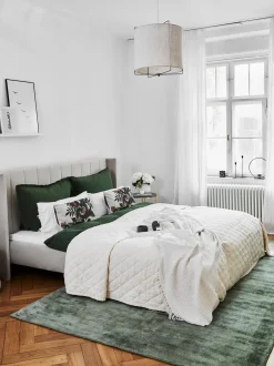 Letto Imbottito In Velluto Dusk