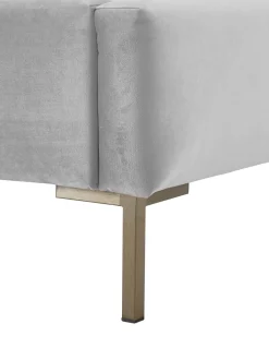 Letto Imbottito In Velluto Dusk