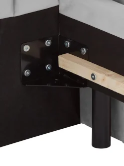 Letto Imbottito In Velluto Dusk