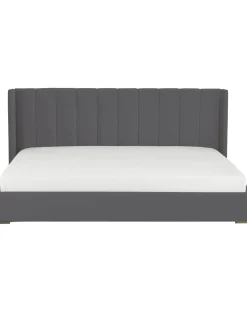 Letto Imbottito In Velluto Dusk