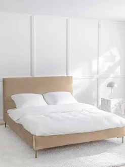 Letto Imbottito In Velluto Peace