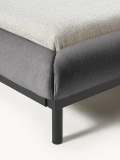 Letto Imbottito Senza Testiera Meya