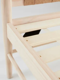 Letto In Legno Con Testiera In Juta Kopenhamn