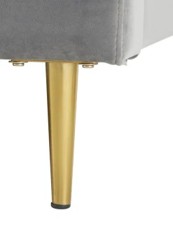 Letto Matrimoniale Imbottito In Velluto Glamour