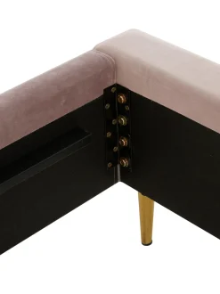 Letto Matrimoniale Imbottito In Velluto Glamour