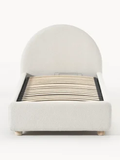 Letto Singolo In Boucle Con Contenitore Ebba