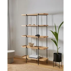 Libreria Grande In Legno Con Struttura In Metallo Renee*Westwing Collection Best