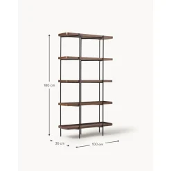 Libreria Grande In Legno Con Struttura In Metallo Renee*Westwing Collection Fashion