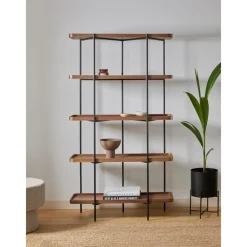 Libreria Grande In Legno Con Struttura In Metallo Renee*Westwing Collection Fashion